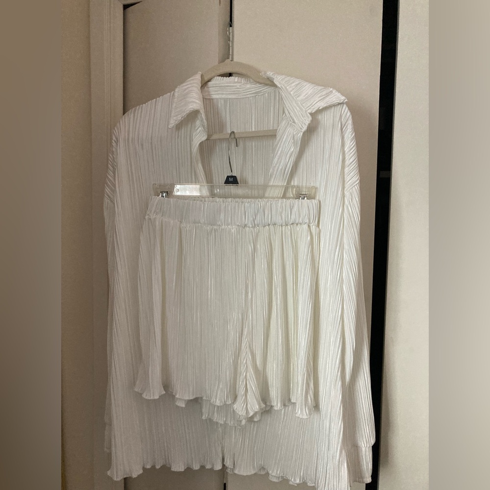 White Resort Wear Outfit